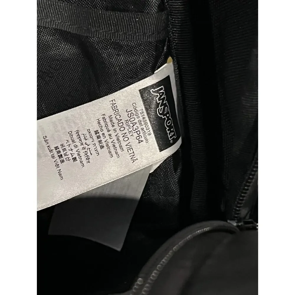 JanSport Ripley Gray Black Backpack - Picture 5 of 5
